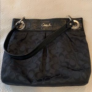 Over the shoulder Coach purse